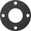 High-Temperature Oil-Resistant Carbon Fiber-Reinforced Buna-N Pipe Gaskets with Bolt Holes