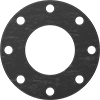 High-Temperature Oil-Resistant Carbon Fiber-Reinforced Buna-N Pipe Gaskets with Bolt Holes