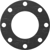 High-Temperature Oil-Resistant Carbon Fiber-Reinforced Buna-N Pipe Gaskets with Bolt Holes