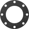 High-Temperature Oil-Resistant Carbon Fiber-Reinforced Buna-N Pipe Gaskets with Bolt Holes