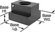 Image of Product. Bottom orientation. Contains Annotated. T-Slot Nuts. Spring-Loaded T-Slot Nuts.