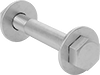 Steel Hex Head Screw Kits for Plastic Pipe Flanges
