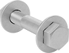 Stainless Steel Hex Head Screw Kits for Plastic Pipe Flanges