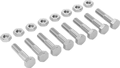 Image of Product. Front orientation. Hex Head Screws. Stainless Steel Heavy Hex Head Screw Kits for Metal Pipe Flanges.