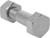 Steel Heavy Hex Head Screw Kits for Metal Pipe Flanges
