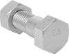 Steel Hex Head Screw Kits for Metal Pipe Flanges