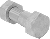 Steel Hex Head Screw Kits for Metal Pipe Flanges