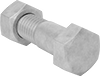 Steel Hex Head Screw Kits for Metal Pipe Flanges