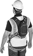Image of ProductInUse. Back orientation. Fall-Arrest Harnesses. Self-Rescue Fall-Arrest Harnesses.