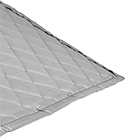 Image of Product. Front orientation. Acoustic Insulation. Easy-to-Hang Acoustic Insulation Sheets, Gray.