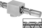 Image of ProductInUse. Front orientation. Contains Inset. Precision Lead Screws and Nuts. Self-Reversing Lead Screws and Nuts.
