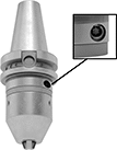 Image of Product. Top orientation. Contains Inset. Drill Chucks. Drill Chucks with BT Taper Integral Arbor, Keyed Chuck.