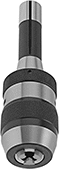 Image of Product. Front orientation. Drill Chucks. Drill Chucks with R8 Taper Integral Arbor, Keyless Chuck.