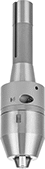 Image of Product. Back orientation. Drill Chucks. Drill Chucks with R8 Taper Integral Arbor, Keyed Chuck.