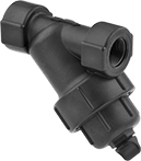 Image of Product. Front orientation. Strainers. Polypropylene Y-Strainers.