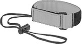 Image of Product. Wristband × Elastic Loop. Front orientation. Tool Lanyards. Wrist Tool Lanyards, Straight Lanyard, Elastic-Loop Connection.
