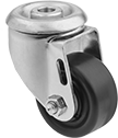 Image of Product. Front orientation. Casters. Add-a-Stem Casters with Polyurethane Wheels.