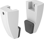 Image of Product. Nylon Fingers. Front orientation. Pick-and-Place Gripper Fingers. Electric Pick-and-Place Grippers, Nylon Finger.