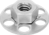 Adhesive-Mount Nuts