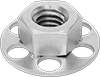 Adhesive-Mount Nuts
