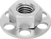 Adhesive-Mount Nuts