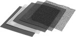 Image of Product. Front orientation. Air Filter Media. Low-Efficiency Reusable Air Filter Media Selector Packs.