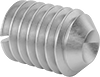 Slotted Stainless Steel Cup-Tip Set Screws
