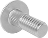 Low-Strength Steel Knurled-Neck Carriage Bolts