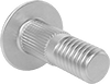 Medium-Strength Grade 5 Steel Knurled-Neck Carriage Bolts