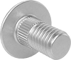 Low-Strength Steel Knurled-Neck Carriage Bolts