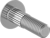 Low-Strength Steel Knurled-Neck Carriage Bolts