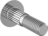 Medium-Strength Grade 5 Steel Knurled-Neck Carriage Bolts