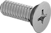 Sealing Stainless Steel Phillips Drive Flat Head Screws