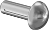 Round Head Full-Groove Dowel Pins