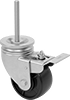 Threaded-Stem Casters with Polyurethane Wheels