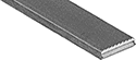 Image of Specification. Front orientation. ZoomedIn view. Rectangle. Needle Files for Stainless Steel, Straight File.