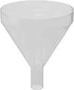 Image of Product. Front orientation. Funnels. Plastic Funnels for Harsh Chemicals , Style B.