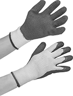 Image of ProductInUse. Style A. Front orientation. Style A. Insulated Work Gloves.