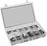 Image of Product. Front orientation. Clevis Pins. Clevis Pin Assortments.