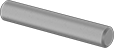 Image of Product. Front orientation. Dowel Pins. Standard Tolerance, Plain Head.