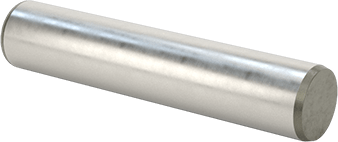 Image of Product. Back orientation. Dowel Pin, Alloy Steel, 1/4" Diameter, 1-1/4" Long.