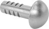 Barbed Dowel Pins with Rounded Head