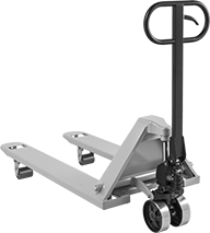 Image of Product. Steel Pallet Truck. Front orientation. Pallet Trucks. Steel Pallet Trucks, Fixed Fork, Without Brake.