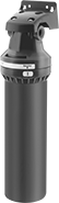 Image of Product. With 0.75 to 1.5 gpm Maximum Flow Rate. Front orientation. Filter Housings. Plastic Filter Housings with Cartridge for Drinking Water, Connects to Pipe, Opaque Housing.