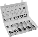 Image of Product. Front orientation. Retaining Rings. Push-On External Retaining Rings Assortment.