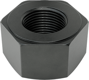Image of Product. Bottom orientation. Extreme-Strength Steel Heavy-Profile Hex Nut, M42 x 3 mm Thread Size.