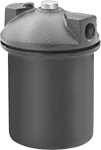 Image of Product. Front orientation. Filter Housings. Metal Filter Housings with Cartridge for Fuel Oil, Opaque Painted Steel Housing.