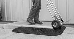 Image of ProductInUse. Front orientation. Ramps. Curb Ramps.