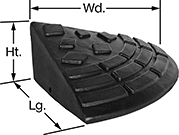 Image of Product. Front orientation. Contains Annotated. Ramps. Curb Ramps, Corner Ramp.