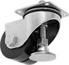 Easy-Turn Leveling Plate Casters